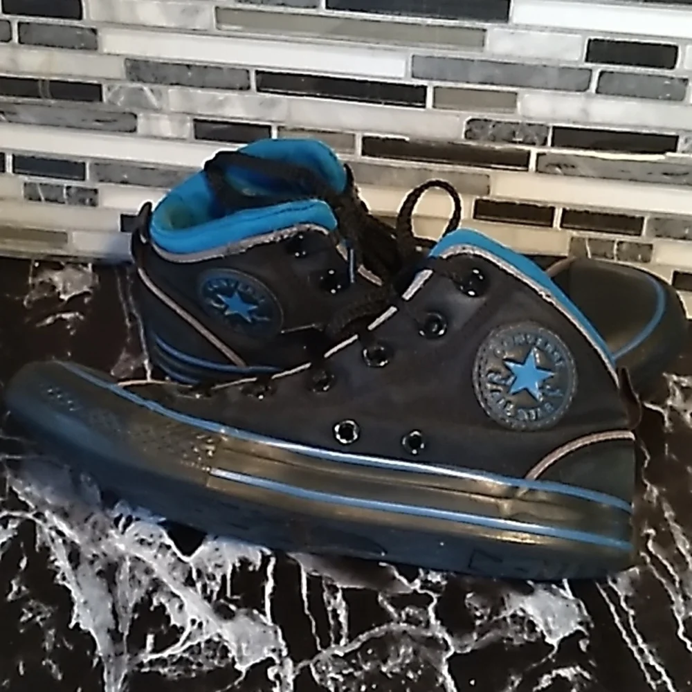 Converse 3 black blue basketball 🏀